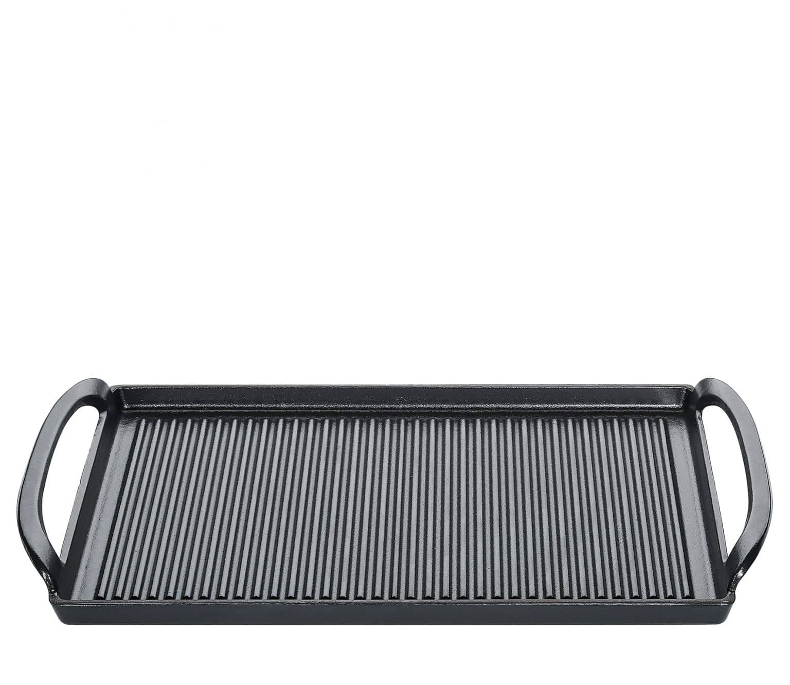 BBQ-Toro Gietijzeren plancha set met grillrooster en grillplaat, 54,5 cm, preseasoned