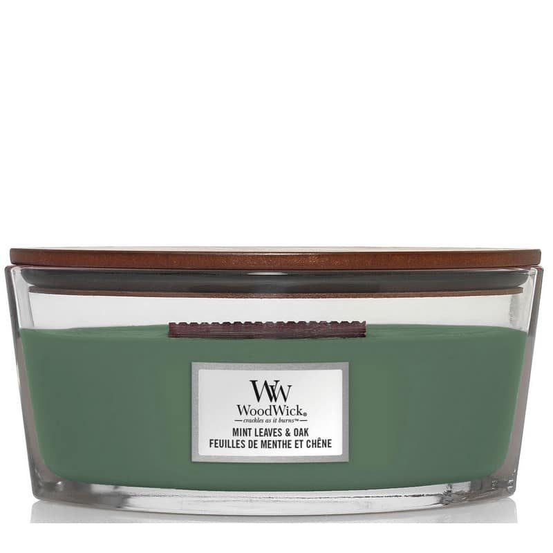 Woodwick ellips Mint Leaves & Oak
