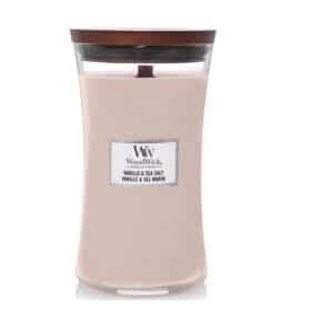 Woodwick large Vanilla & Sea Salt