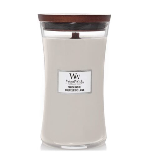 Woodwick large Warm Wool