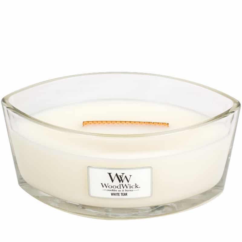Woodwick ellips White Teak