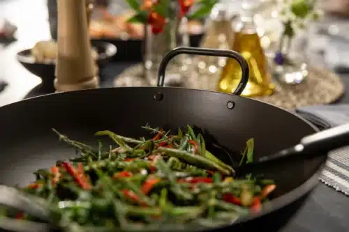 Skottsberg wok/wadjan 33cm carbonstaal - Afbeelding 6