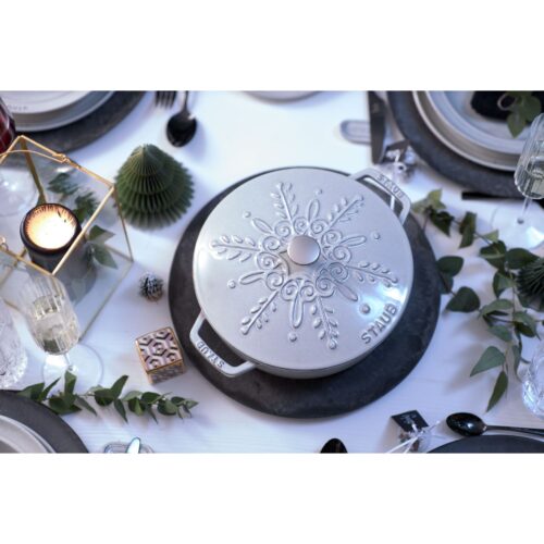 Staub braadpan snowflake 24cm 3,6 Liter - Afbeelding 7