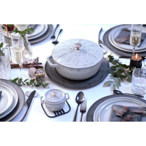 Staub braadpan snowflake 24cm 3,6 Liter - Afbeelding 5