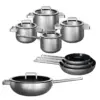 Koqi Mira 8 delige pannenset