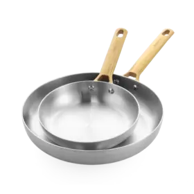 Greenpan Padova Stainless steel 2 delige koekenpannenset