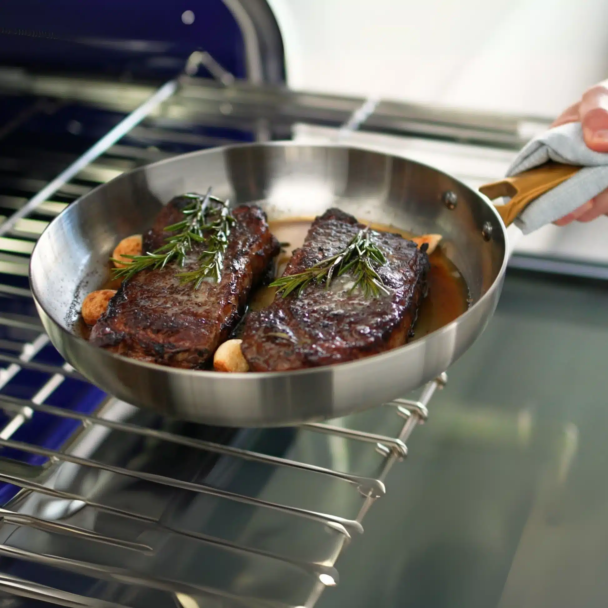 Greenpan Padova Stainless steel 2 delige koekenpannenset - Afbeelding 3