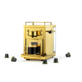 Sjorstand nespressomachine brass
