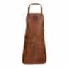 Witloft leren schort cognac