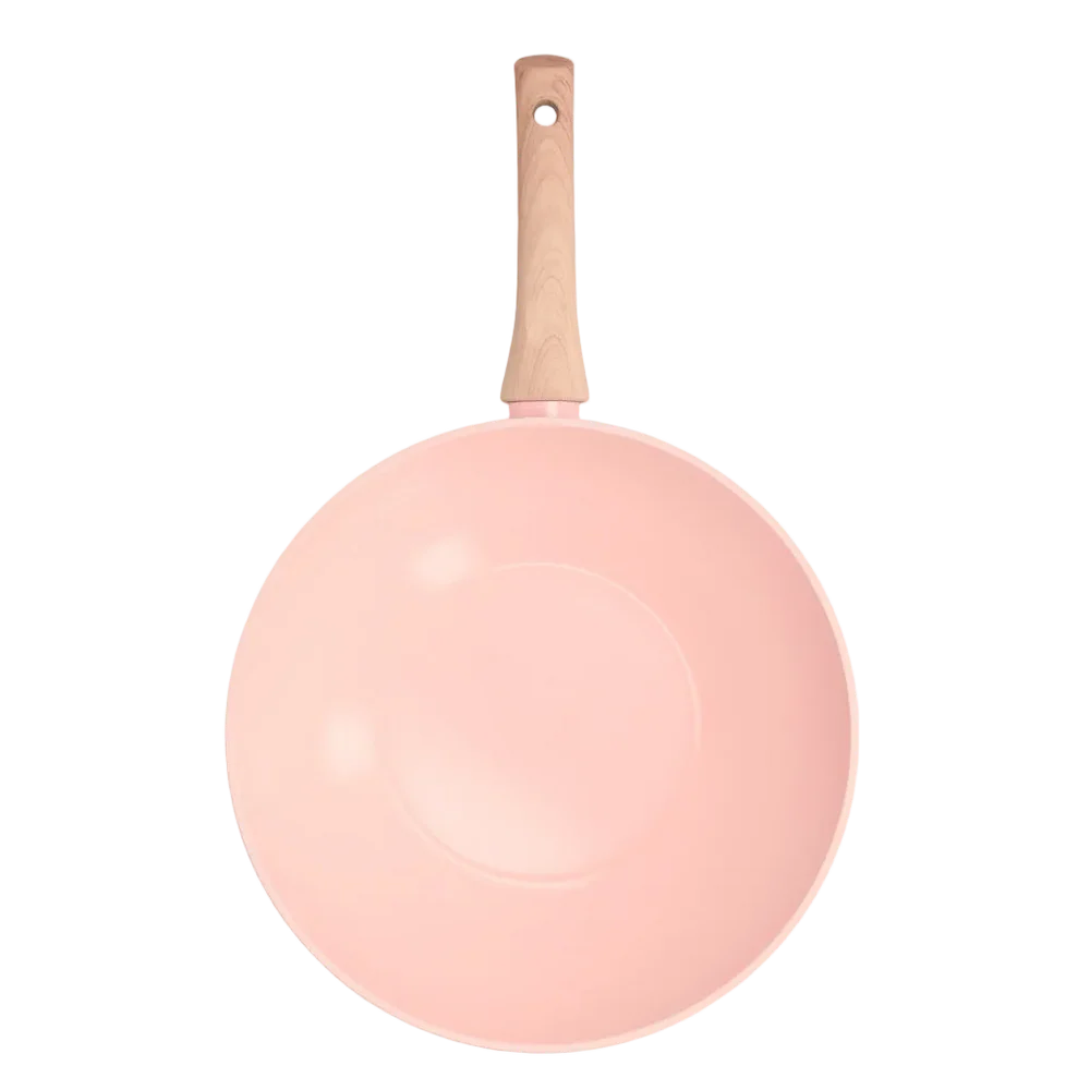 Cook&Pan wok 30cm roze - Afbeelding 2