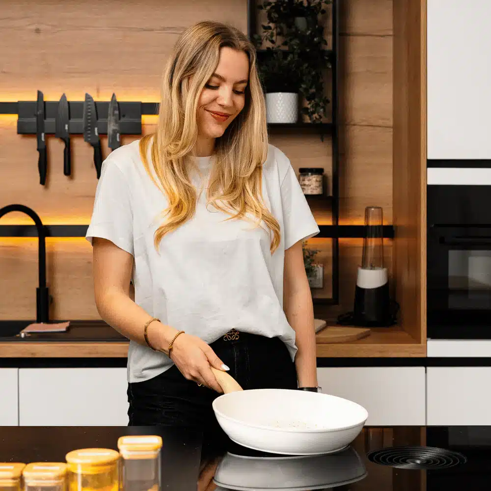 Cook&Pan 3 delige koekenpannenset Ivory - Afbeelding 4