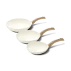 Cook&Pan 3 delige koekenpannenset Ivory