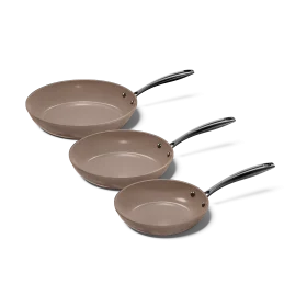 Cook&Pan 3 delige koekenpannenset taupe