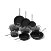 Cook&Pan 9 delige pannenset zwart
