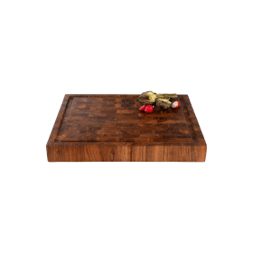 Pure Acacia Wood hakblok 49x39x6cm - Afbeelding 3