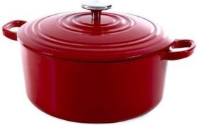 BK bourgogne braadpan gietijzer 26cm rood