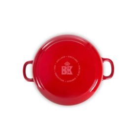 BK bourgogne braadpan gietijzer 26cm rood - Afbeelding 2