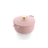BK Bourgogne gietijzeren braadpan 24cm roze
