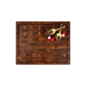 Pure Acacia Wood hakblok 49x39x6cm - Afbeelding 4