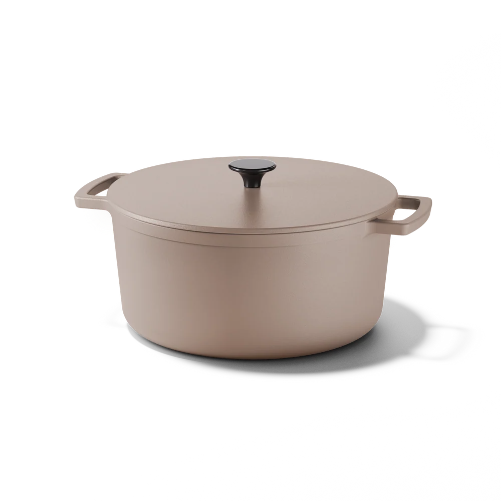 Cook&Pan gietijzeren braadpan 24cm taupe