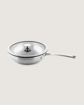 Ducq downdraft wok 28cm tri-ply ongecoat - Afbeelding 3