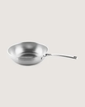 Ducq downdraft wok 28cm tri-ply ongecoat